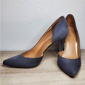 Suede Grey Stilettos